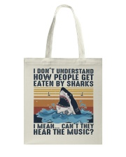 How People Get Eaten By Sharks Tote Bag tile