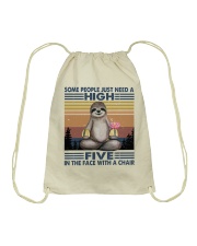 Some People Need A High Five Drawstring Bag thumbnail