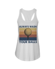Always Wash Your Balls Ladies Flowy Tank tile