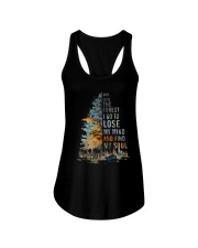 And Into The Forest I Go Ladies Flowy Tank tile