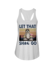 Lat That Shlt Go Funny Yoga Ladies Flowy Tank tile
