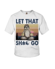 Lat That Shlt Go Funny Yoga Youth T-Shirt tile