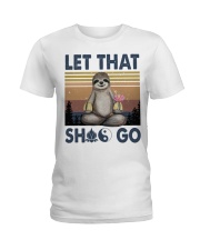 Lat That Shlt Go Funny Yoga Ladies T-Shirt tile
