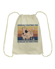 Animals Waiting For Drawstring Bag tile