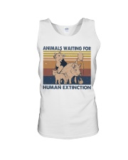 Animals Waiting For Unisex Tank tile