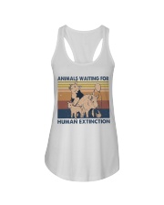 Animals Waiting For Ladies Flowy Tank tile