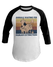 Animals Waiting For Baseball Tee tile