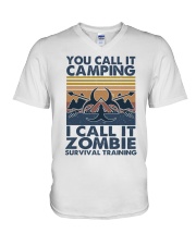 You Call It Camping V-Neck T-Shirt tile