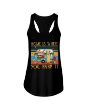 Home Is Where You Park Ladies Flowy Tank tile