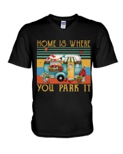 Home Is Where You Park V-Neck T-Shirt tile
