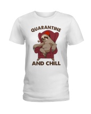 Quarantine And Chill Ladies T-Shirt tile