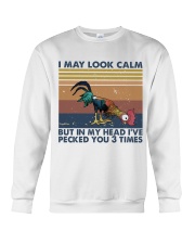 I May Look Calm Crewneck Sweatshirt thumbnail
