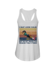 I May Look Calm Ladies Flowy Tank thumbnail