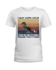 I May Look Calm Ladies T-Shirt thumbnail