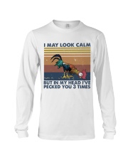 I May Look Calm Long Sleeve Tee thumbnail