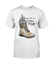 Always Take The Scenic Route Premium Fit Mens Tee tile
