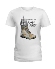 Always Take The Scenic Route Ladies T-Shirt tile