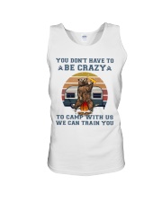 You Dont Have To Be Crazy Unisex Tank tile