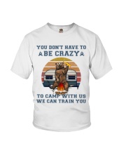 You Dont Have To Be Crazy Youth T-Shirt tile