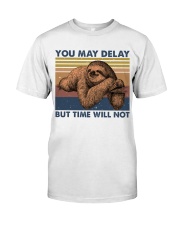 You May Delay Funny Sloth Classic T-Shirt thumbnail