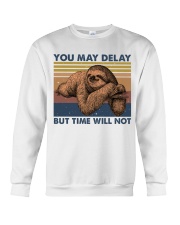 You May Delay Funny Sloth Crewneck Sweatshirt thumbnail