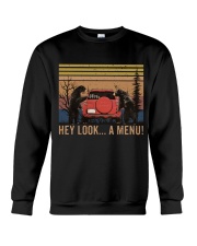 Hey Look A Menu Funny Crewneck Sweatshirt thumbnail