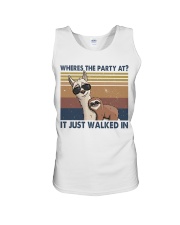Where The Party At Unisex Tank tile