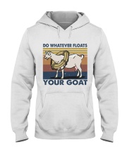 Do Whatever Floats Hooded Sweatshirt front