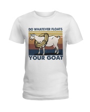 Do Whatever Floats Ladies T-Shirt thumbnail
