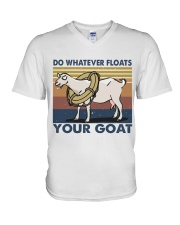 Do Whatever Floats V-Neck T-Shirt thumbnail