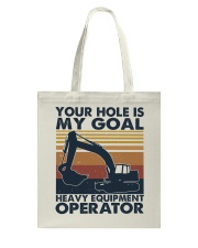 Your hole Is My Goal Tote Bag tile