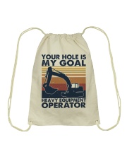 Your hole Is My Goal Drawstring Bag tile