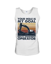 Your hole Is My Goal Unisex Tank tile