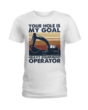Your hole Is My Goal Ladies T-Shirt tile
