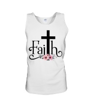 Faith Pink FLower Unisex Tank thumbnail