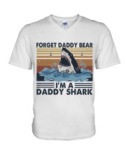 Im A Daddy Shark V-Neck T-Shirt tile