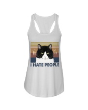 I Hate People Ladies Flowy Tank tile