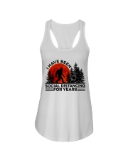 I Have Been Social Ladies Flowy Tank tile
