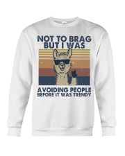 Not To Brag But I Was Crewneck Sweatshirt tile