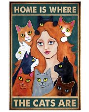 Home Is Where The Cats Are 11x17 Poster front