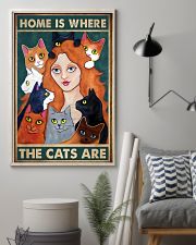 Home Is Where The Cats Are 11x17 Poster lifestyle-poster-1