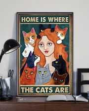 Home Is Where The Cats Are 11x17 Poster lifestyle-poster-2