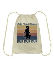 Look Im A Hooman Drawstring Bag thumbnail