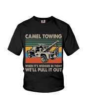 Camel Towing Funny Youth T-Shirt tile