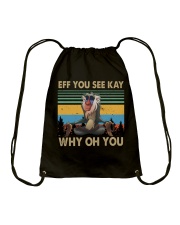 Eff You See Kay Drawstring Bag tile