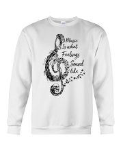 What Feelings Sound Like Crewneck Sweatshirt tile