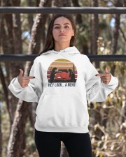 Hey Look A Menu Funny Hooded Sweatshirt apparel-hooded-sweatshirt-lifestyle-05