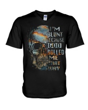 God Rolled Me That Way V-Neck T-Shirt thumbnail