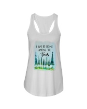 I Am At Home Among The Trees Ladies Flowy Tank tile