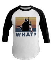 What Funny Cat Baseball Tee tile